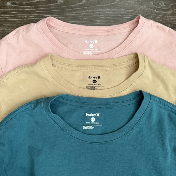 Hurley Surf Graphic T Shirt Top Size Medium Bundle Beach Streetwear Tropical - Picture 2 of 13